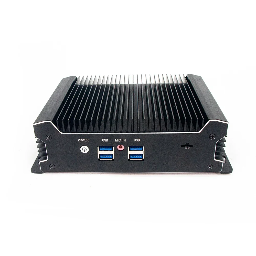 ファンレス産業用PCミニ Core i7/i5 SSD VGA RS232 組み込みタッチスクリーン USB 3.0 2*LAN N5105 産業用ボックスコンピューター