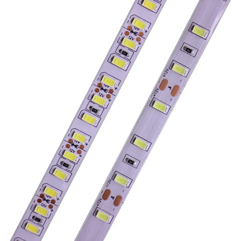 Super Bright SMD 5730 LED strip light DC 12V 120leds/m 60leds/m bright than 5630 Neutral white 4000K Fita Diode tape lamp White