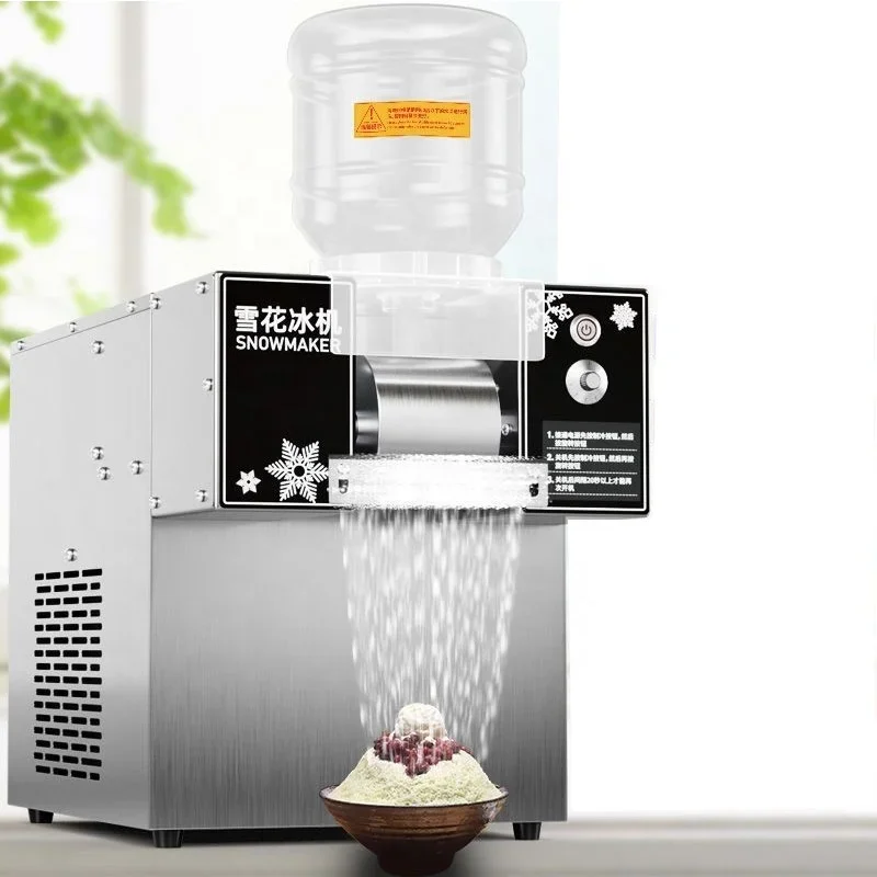 

Automatic Snow Flake Ice Bingsu Machine Crusher Shaver Machine Air Water Cooling Flake Snow Ice Electric