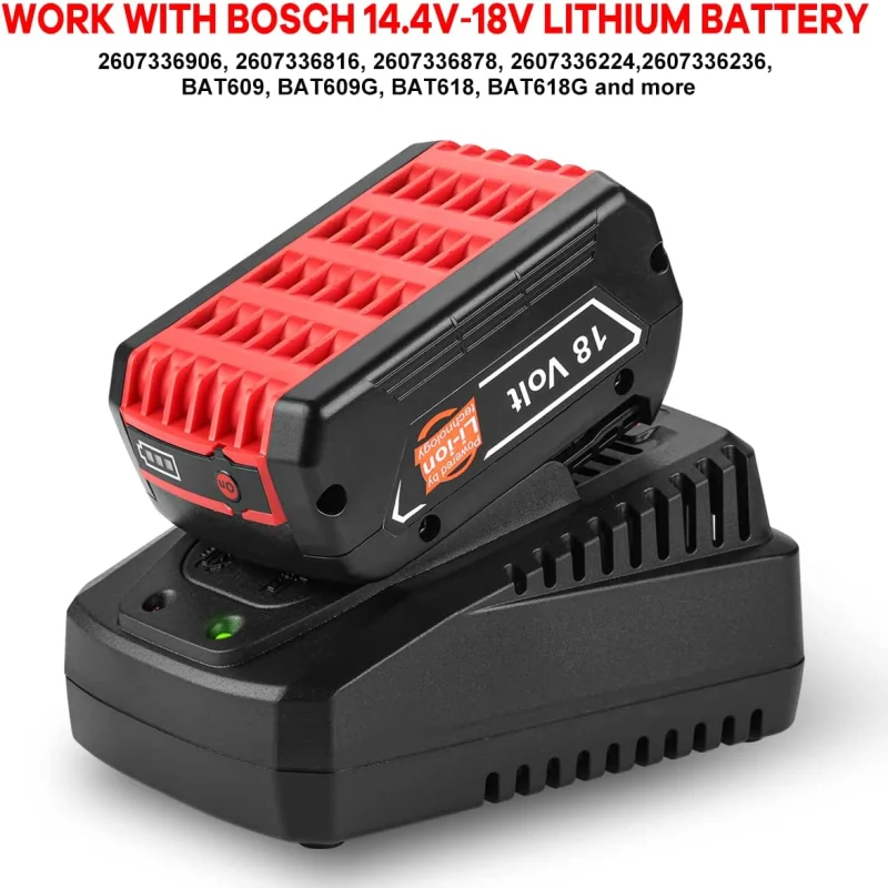 1.6A 3A ładowarka do Bosch 14.4V 18V akumulator litowo-jonowy szybko ładowarka zasilająca Al1860CV Al1814CV Al1820CV zamiennik