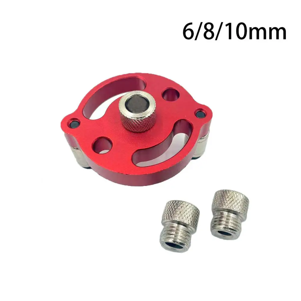 Aluminum Woodworking Doweling Jig Self Centering Drill Guide Tool For Furniture Joinery Wood Hole Positioning Precision Kit