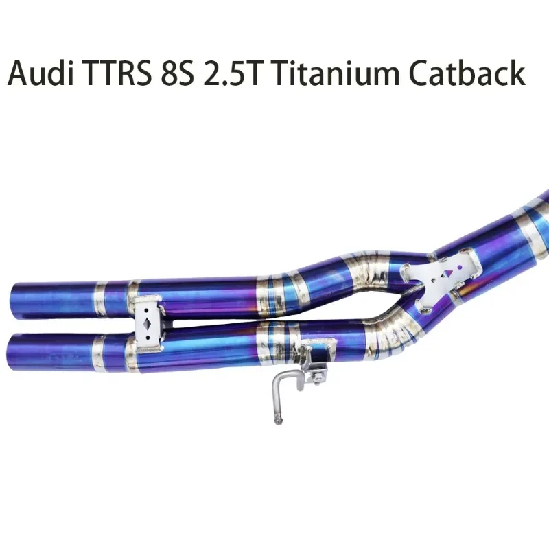 

Factory 3-Inch Titanium 89mm Car Exhaust Muffler Tuning Exhaust System with Catback Exhaust Tip for TT RS 2T