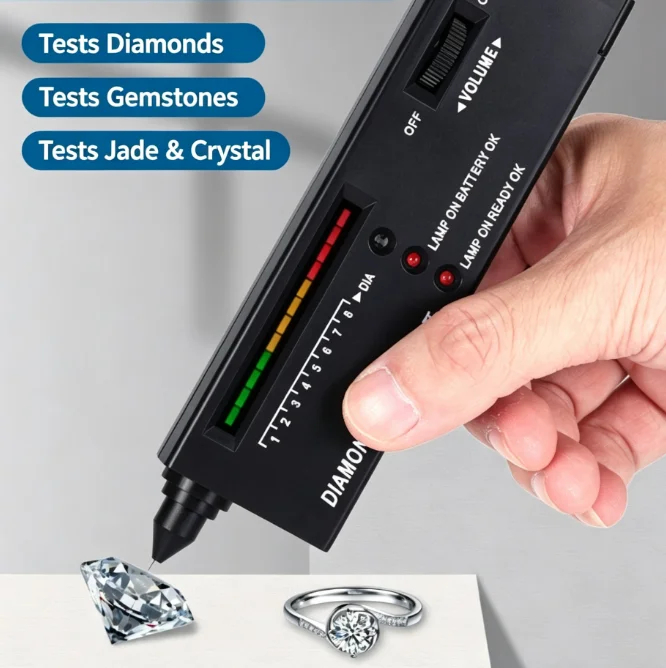 جهاز اختبار الماس عالي الدقة، - مراجعة Gemstone Identification Kit وسعره