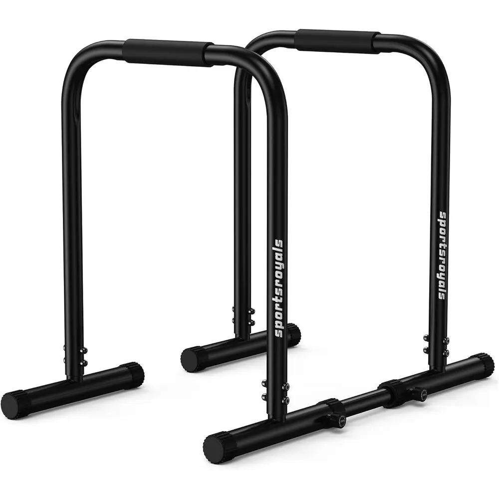 Verstellbare Dip-Bar-Station, Hochbelastbare Parallettes & Parallelstangen, 400LBS Stabile Dip-Ständer für Heimfitness, Calisthenics & Oberkörpertraining
