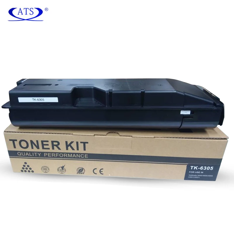 

1PC black Toner Cartridge For Kyocera TASKalfa 3500i 4500i 5500i 3501i 5501i TK 6305 TK-6305 TK6305 Compatible Toner powder