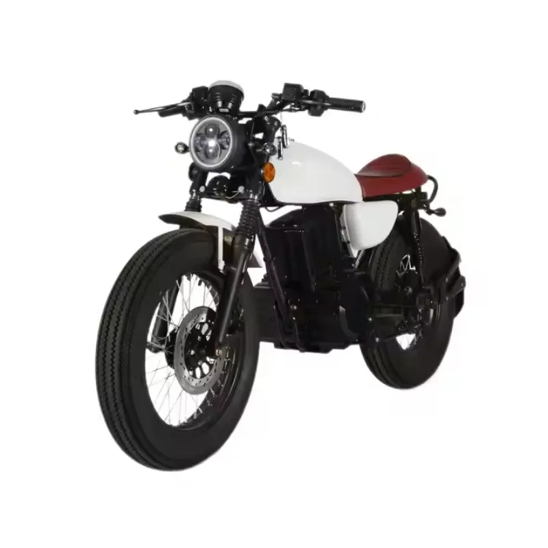 ZUIMI Vintage Style Electric Motorcycle Cafe Racer 1500W 72V Removable Battery Retro Electric Motorbike For Adults