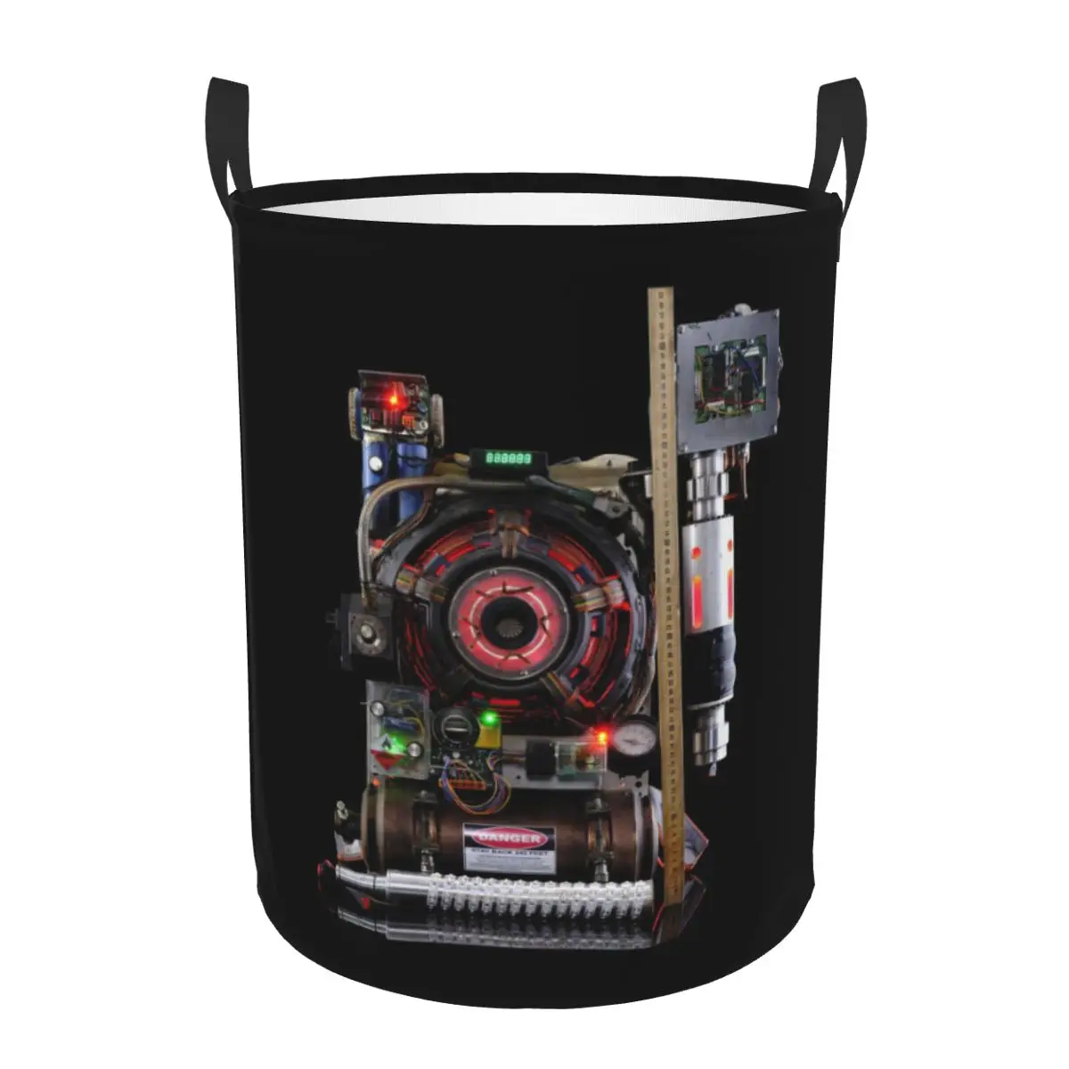 

V2 Proton Packs The Ghostbusters Dirty Laundry Baskets Foldable Large Waterproof Clothes Storage Basket For Home Kids
