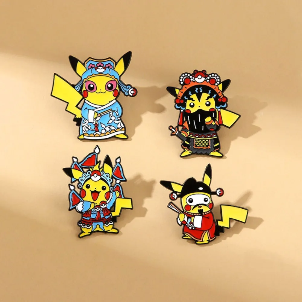 

2025 New Hot-selling Cute Pikachu Brooch Pokemon Peripheral Trend School Bag Decoration Creative Cartoon Alloy Badge