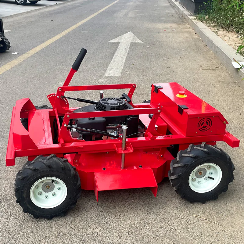 맞춤형 로봇 잔디 깎는 기계, 새로운 디자인의 저렴한 맞춤형 원격 제어 바퀴 달린 잔디 깎는 기계