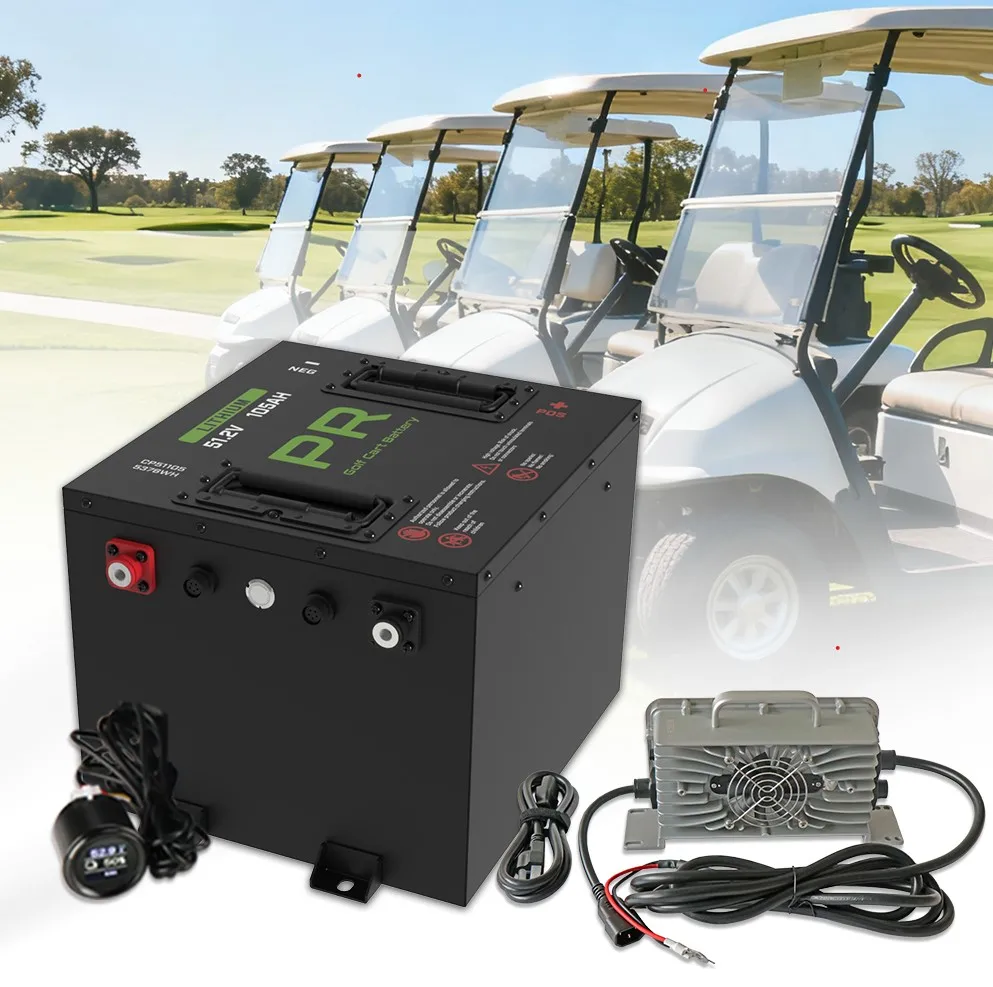 

Factory OEM 36V 48V 51.2V 60V 72V 100Ah 105Ah 150Ah 200Ah Narrow Lifepo4 Lithium Battery Pack For Golf Cart And Utility Vehicle