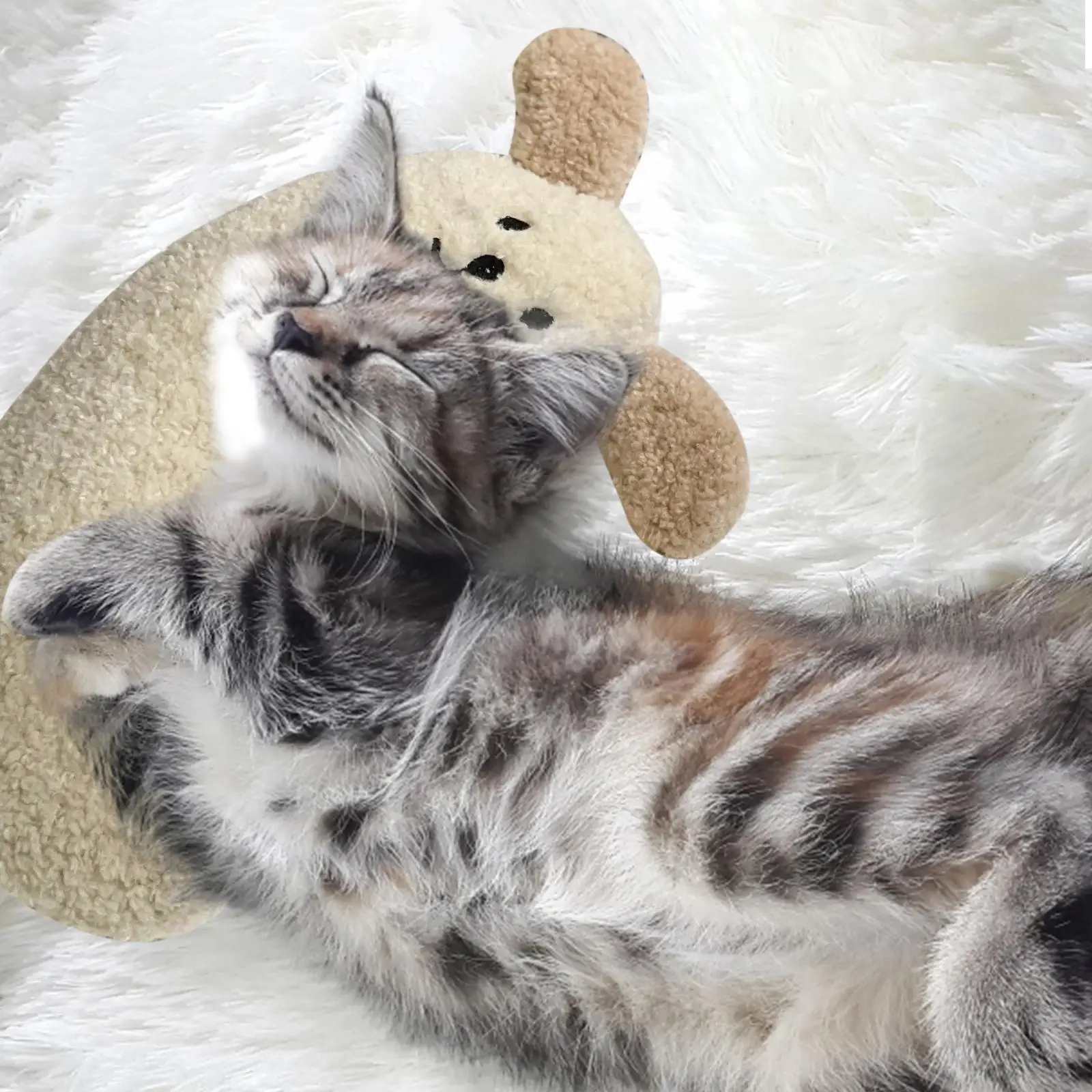 

Маленькая подушка для кошек, модная защита для шеи, подушка для глубокого сна, щенка, U-образная подушка, подголовник для котенка, подушка для шеи для кошек, домашних животных