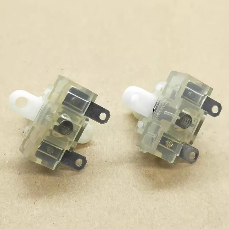 5pcs/lot Power switch bar button switch Copper 2-pin socket Self-locking switch hole distance 19MM