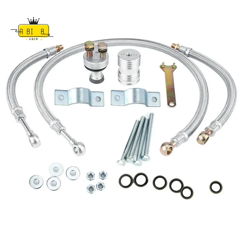 

ABIB -Motorcycle Engine Oil Cooler Cooling Radiator Kit 125Ml Aluminum Silver For Honda CB CG Engine