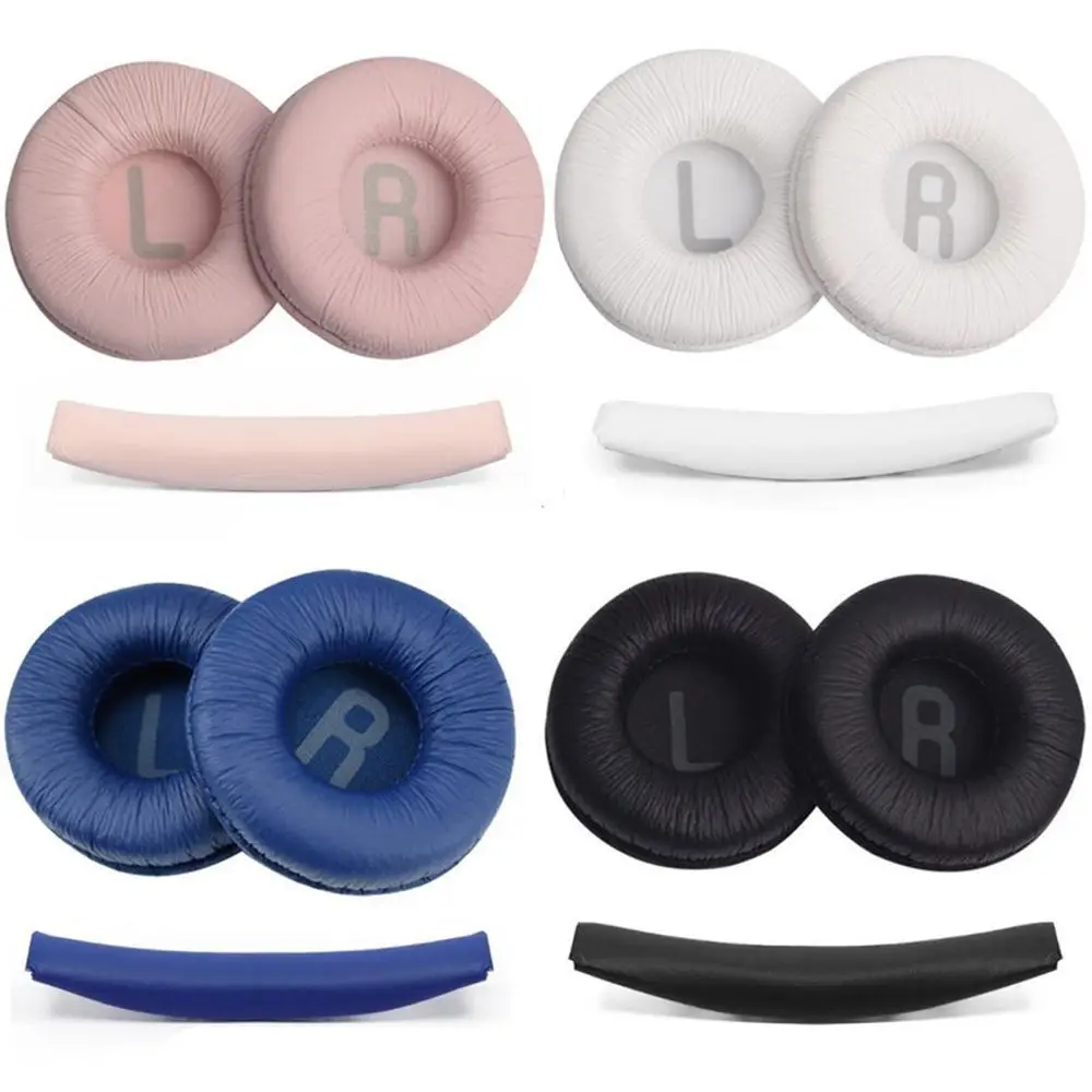 Replacement Headset Ear Pads Comfortable Soft Headband Foam Earpads Pillow for JBL T520BT T510BT T500BT T450BT