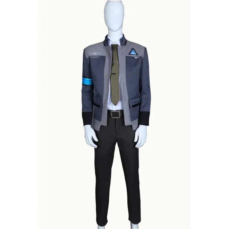 2025 لعبة جديدة ديترويت تصبح الإنسان كونور RK800 وكيل البدلة الموحدة زي ضيق كارا AX400 تأثيري حلي لجوء ★ AA9X