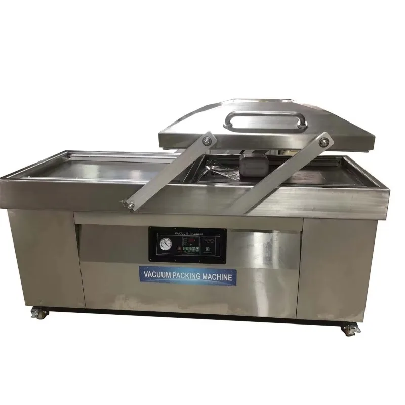 

Custom New Vacuum Packaging Machine Food Automatic Vacuum Sealing Machine Double Chamber Vacuum Packaging Machine