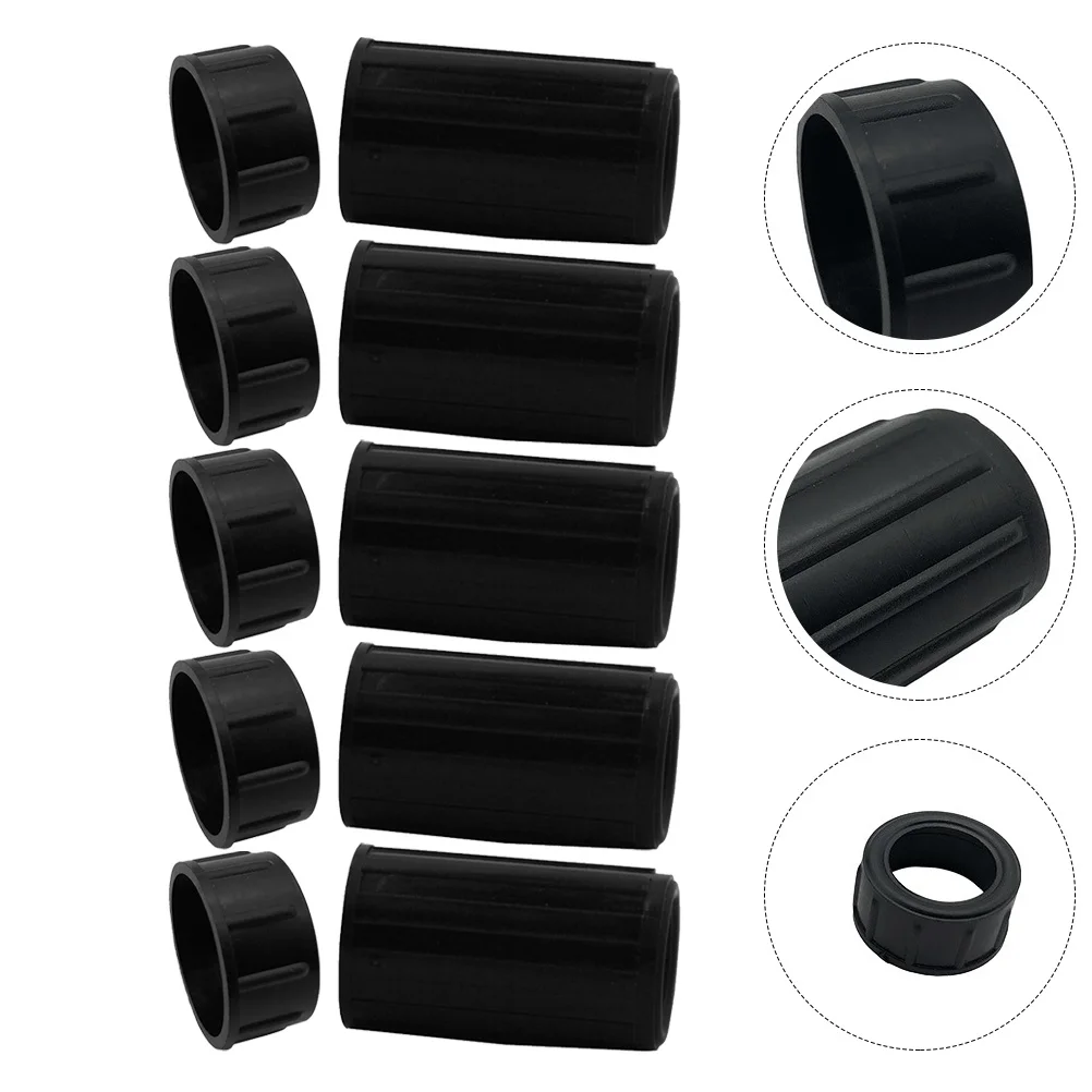 Juego de 5 fundas protectoras para flauta, protección portátil de estilo Simple, funda protectora para interfaz de flauta anticolisión diaria, color negro