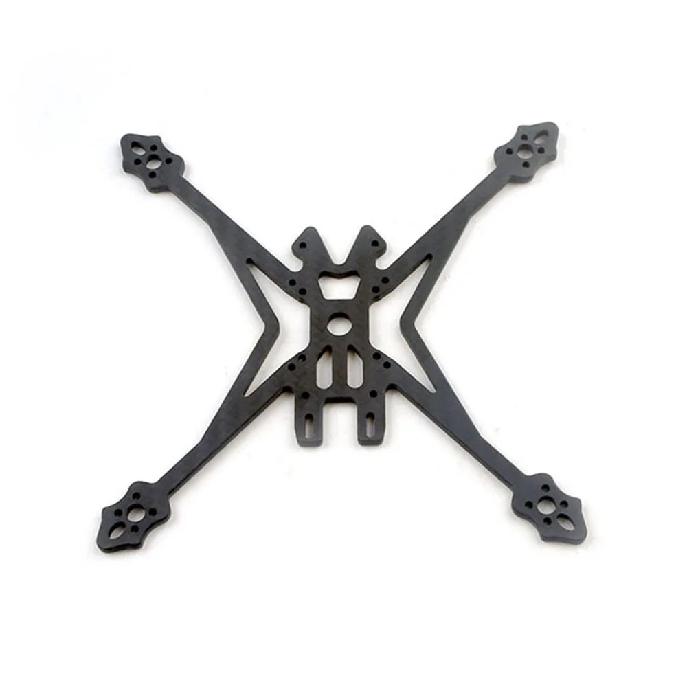 Happymodel Crux35 pieza de repuesto 150mm distancia entre ejes fibra de carbono 3mm de espesor placa inferior AIO reemplazar brazo para RC Dron de carreras con visión en primera persona