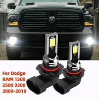 2 uds blanco 6000K bombillas LED antiniebla 9006 HB4 luces antiniebla para Dodge RAM 1500 2500 3500 2009 2010 2011 2012 2013 2014 2015-2018