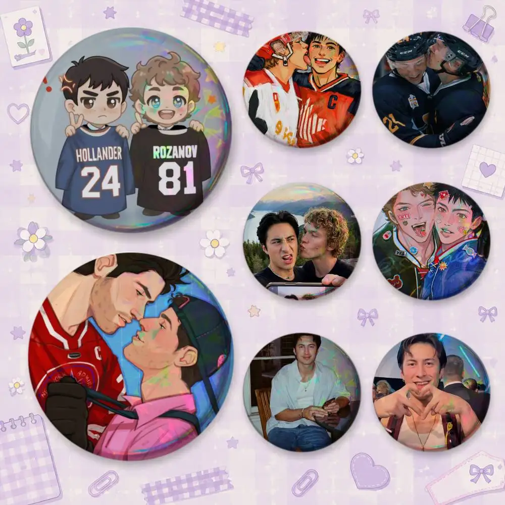 Popular TV H-Heated R-Rivalry Brooches Cartoon Badge Pins Backpack Hat Accessories Friend Gift
