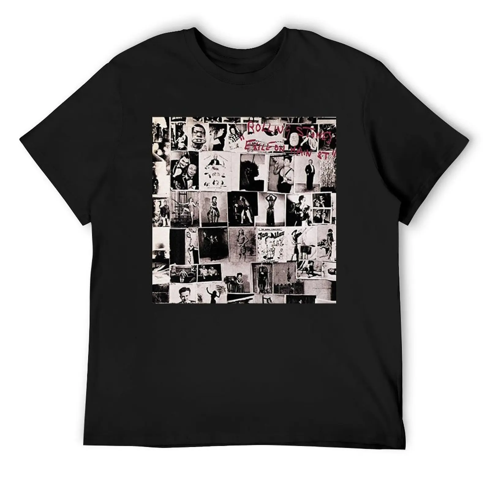 Full Cover Exile On Tour Guitar Rock T-Shirt Blouse sweat mens t shirts casual stylish