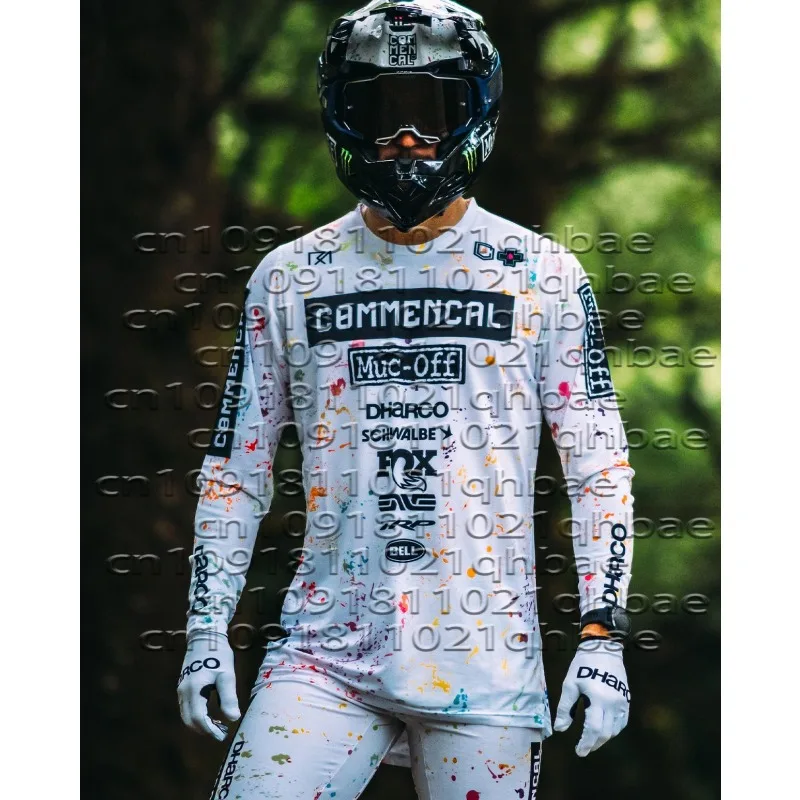 

Men's and Women's Motorcycle Clothing, Mountain Bike T-shirt, Long Sleeved Off-road Racing T-shirt, 2025 New Model