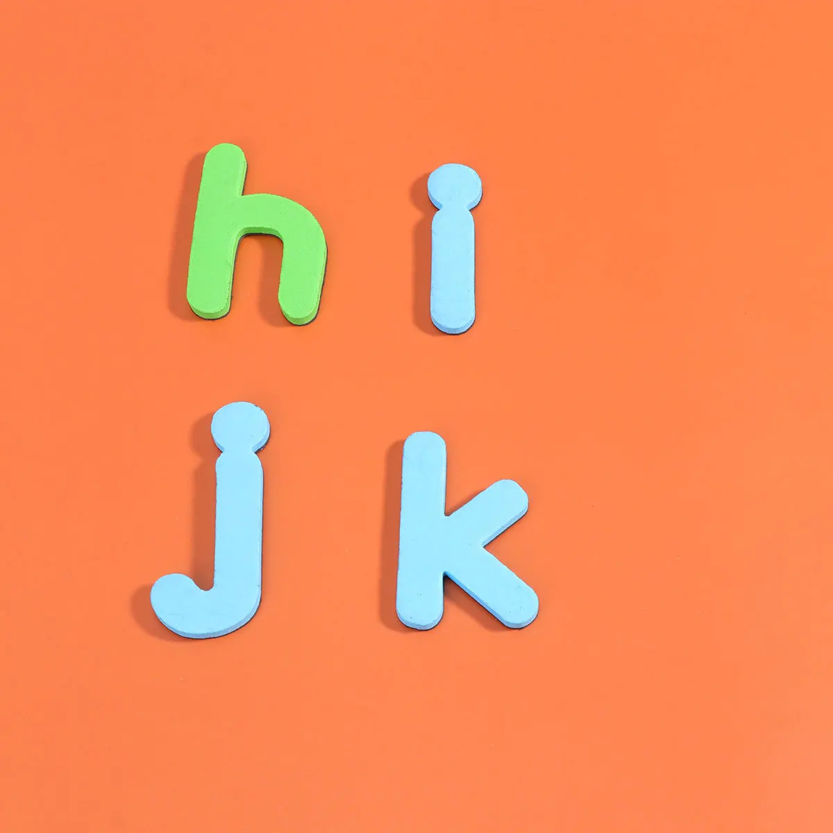 

2Sets Eva Refrigerator Alphabet Magnet Sticker Durable Easy Apply Remove Educational Colorful English Letter Decals for Kids