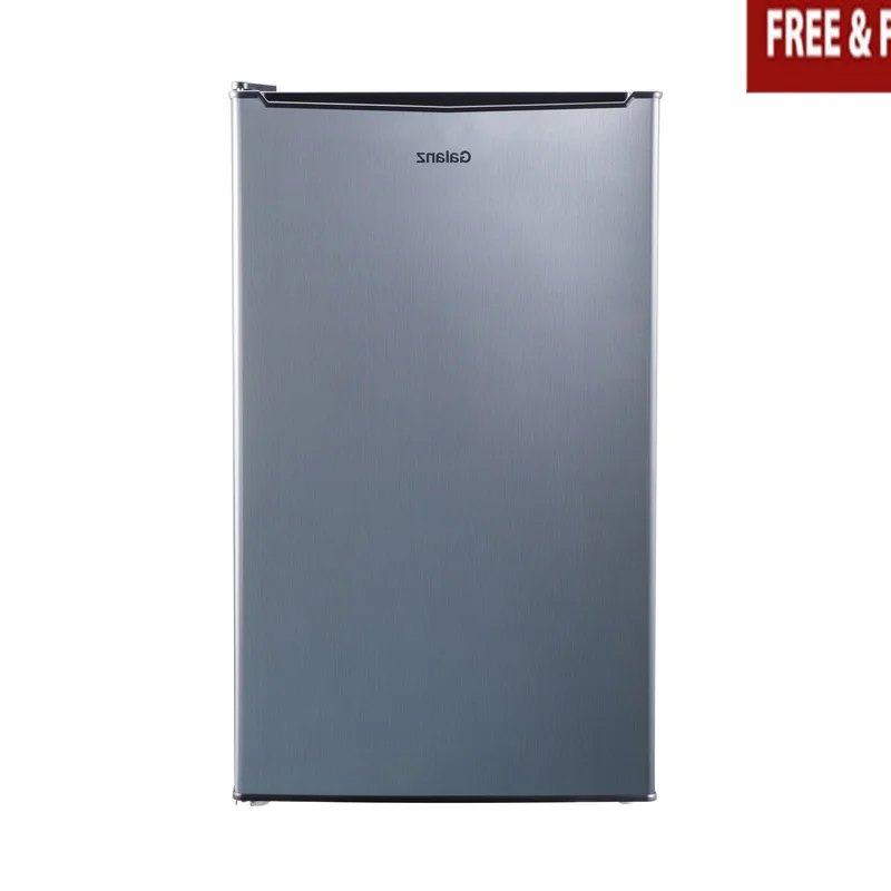 

Мини-холодильник из нержавеющей стали, 3,3 куб. фута, двусторонняя дверь, энергоэффективные регулируемые стойки, контроль температуры, идеальный офис в общежитии