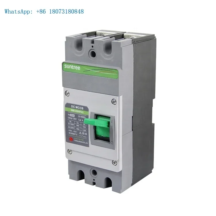 Professional Design DC 1500V MCCB 100A 3 Phase Circuit Breaker with TUV CE SAA Certificate
