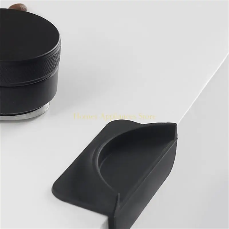 D0AB Universal Espresso Coffee Tampers Station Station Press Funpering Holder Corner Mat