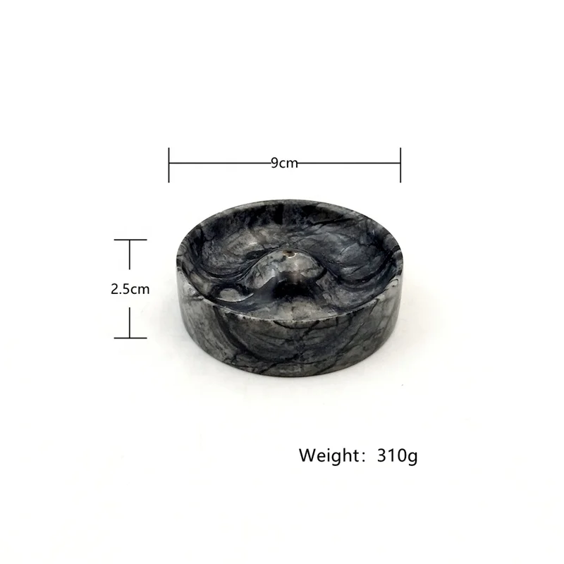 Wholesale 20pcs Customize Natural Marble Incense Burner Marble Fragrance Diffusion Stick With Hole For Home Decor