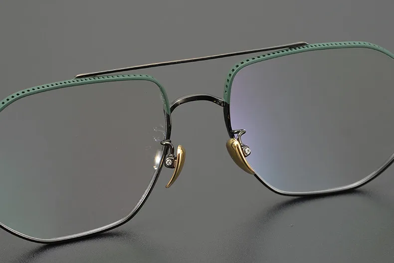 Japanische Design Pilot Titan Quadrat Gläser Rahmen Männer Optische Brillen Frauen Myopie Lesen Rezept Brillen Brillen – Detail 14
