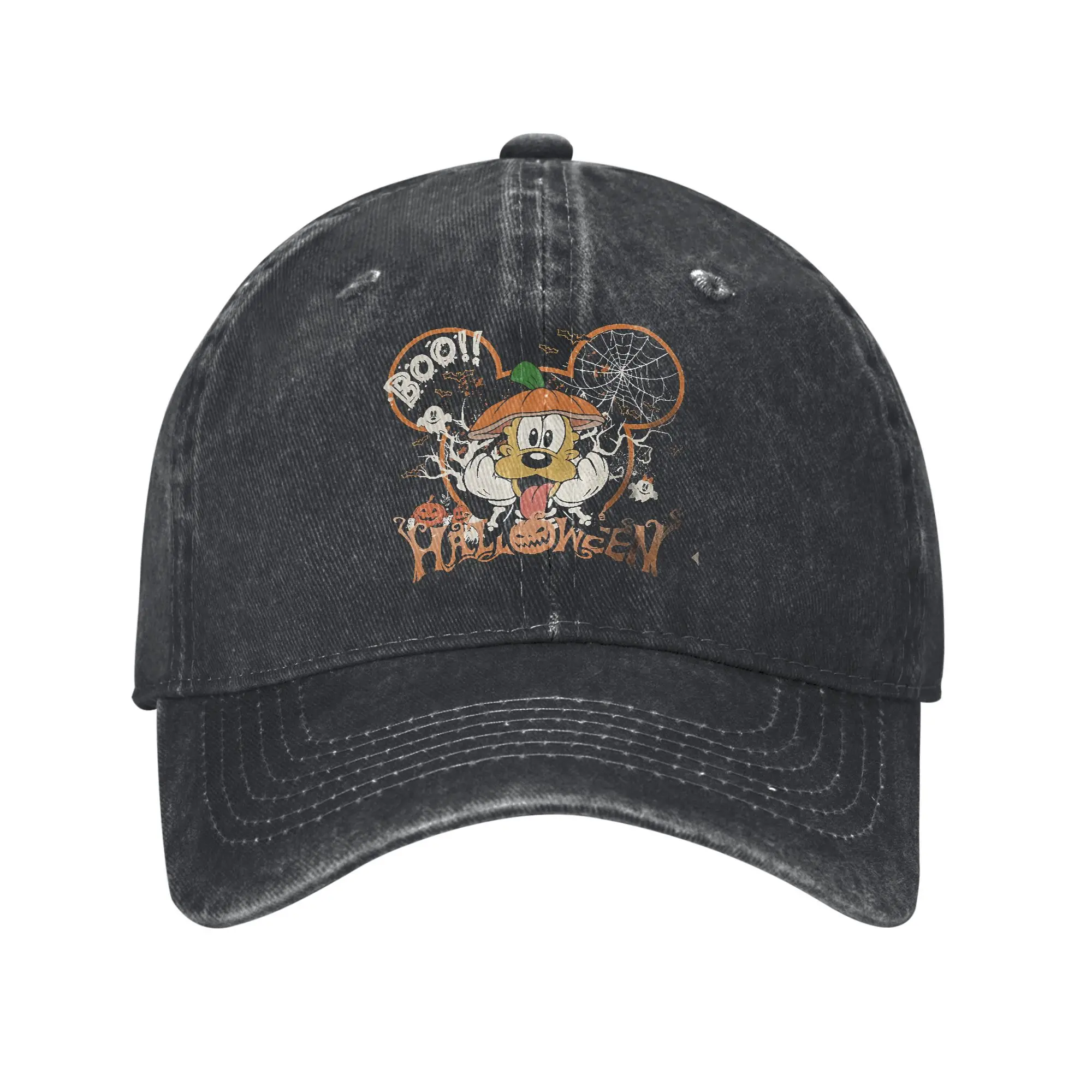 

Mickey Mouse Halloween Goofy Pluto Cap for Men Women Cotton Trucker Hat Causal Wear Baseball Cap Adjustable