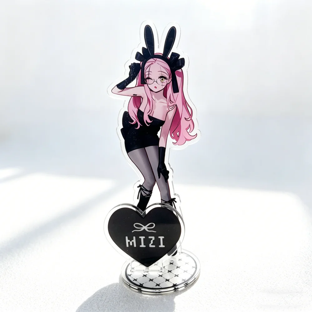 Alien Stage Acrylic Stand Keychain 15cm Ivan Mizi Hyuna Sua Till Bunny Cafe Ver. Desktop Decor Kawaii Fans Gift