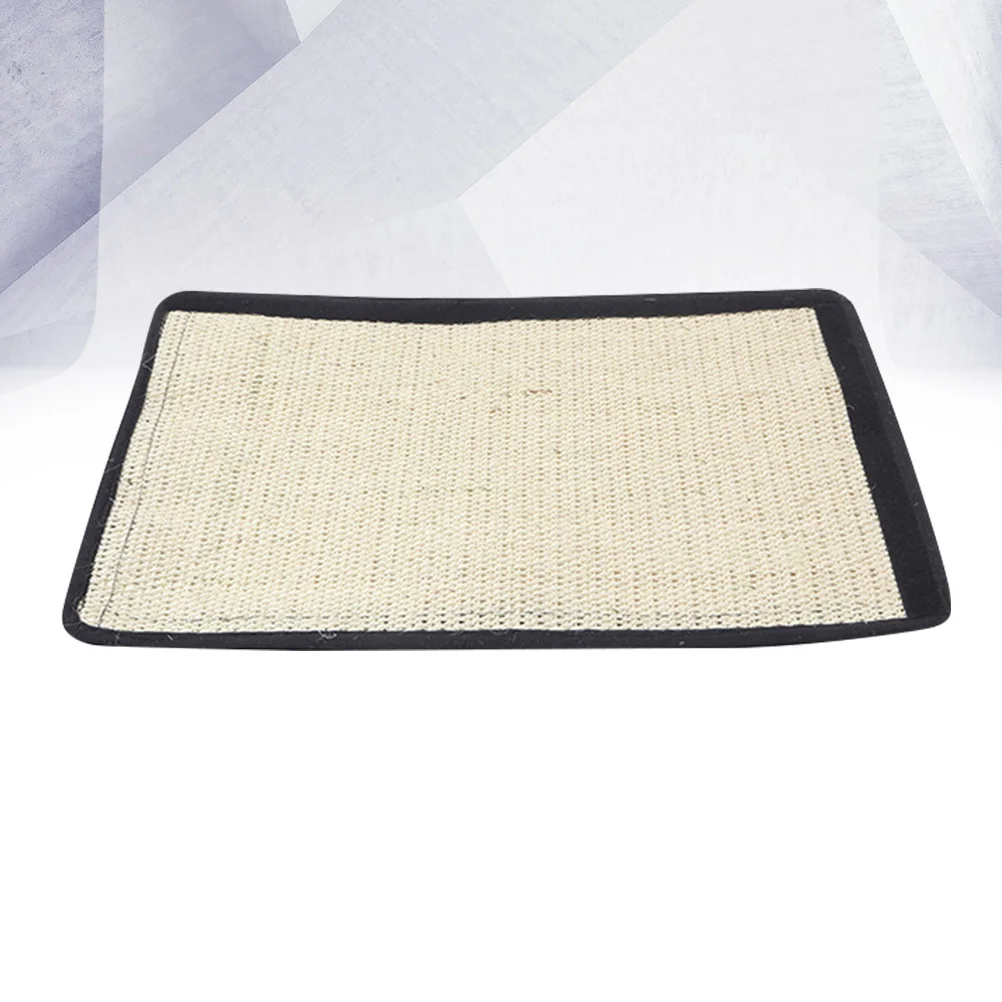 

Sisal Cat Scratch Mat Portable Durable Furniture Protector Easy Roll Up Pet Supplies Small Size Cat Scratch Mat