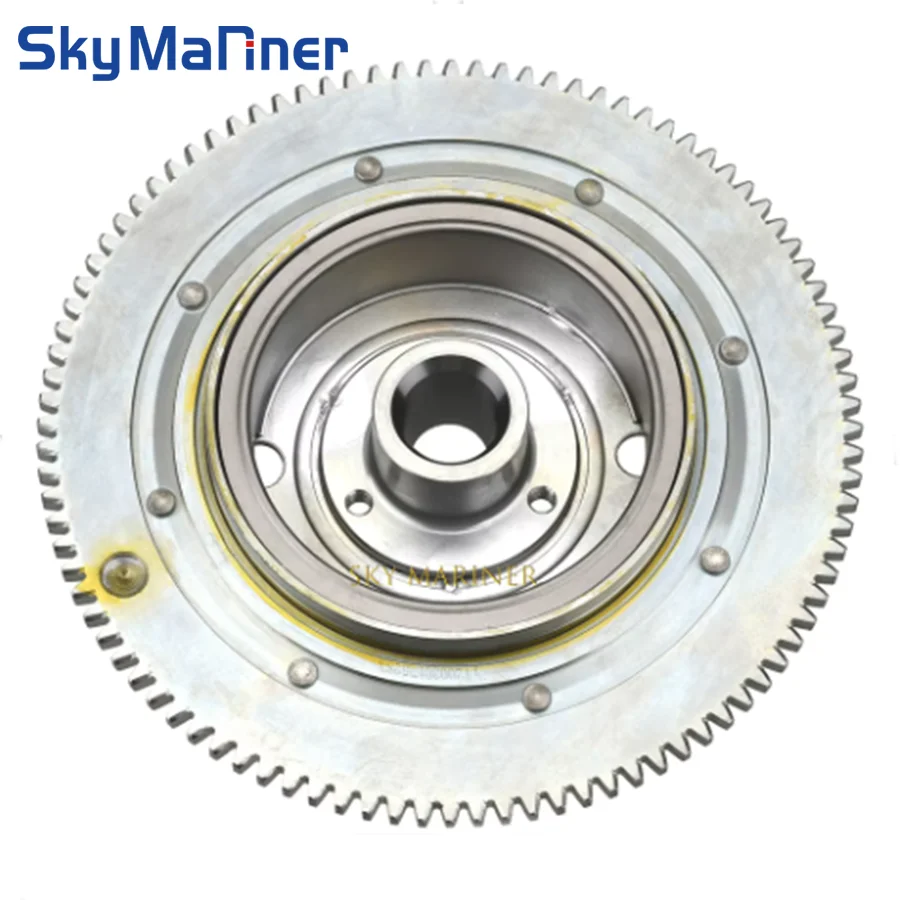For Yamaha Flywheel Rotor Assy 6K5-85550-A0-00 Outboard Motor 2stroke 50HP 60HP 70HP 6K5-85550 6K5-85550-A0 Boat Engine Parts