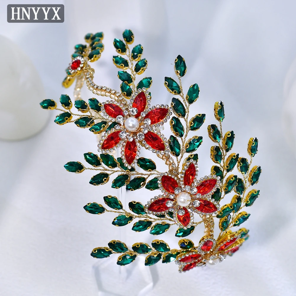 

YouLaPan Luxury Women Handmade Rhinestone Flower Head Hoop Exquisite Bridal Wedding Hair Accessories Party Prom Headpiece YXA414