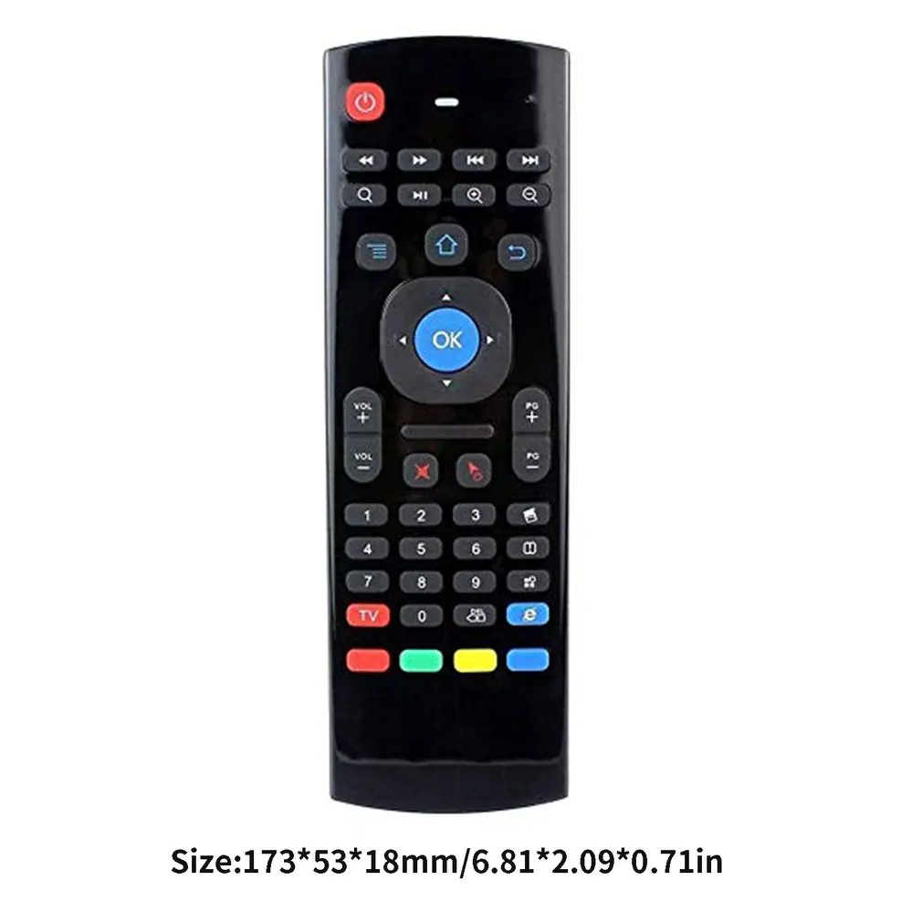 MX3-ratón inalámbrico inteligente, dispositivo con Control remoto, versión retroiluminada por voz, T3, RF, 2023