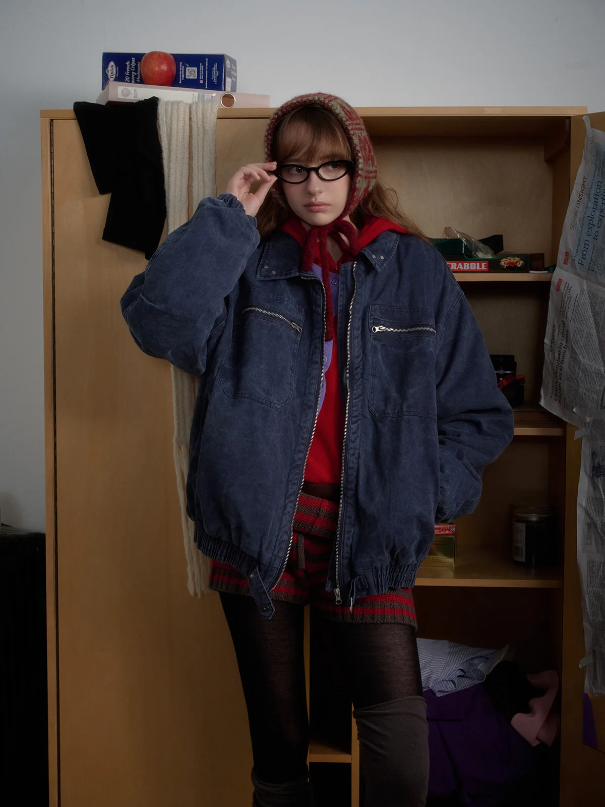 سترة رجالي من قماش الدنيم المغسول بنمط ملابس العمل الأمريكية الرجعية معطف شتوي سميك من القطن عتيق دافئ