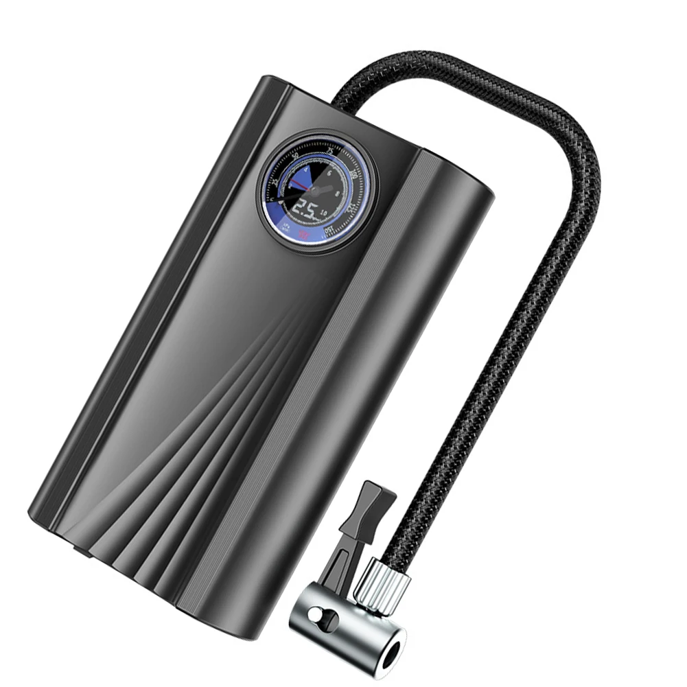 

12V Handheld Air Pump High Precision Electric Air Compressor Quick Inflating Mini Tire Pump Cigarette Lighter for Car Auto