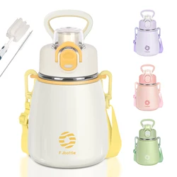 FEIJIAN Thermos Cup Stainless Steel Vacuum Flask Outdoor Portable Keep Cold And Warm Thermal Bottles Kid's water bottle