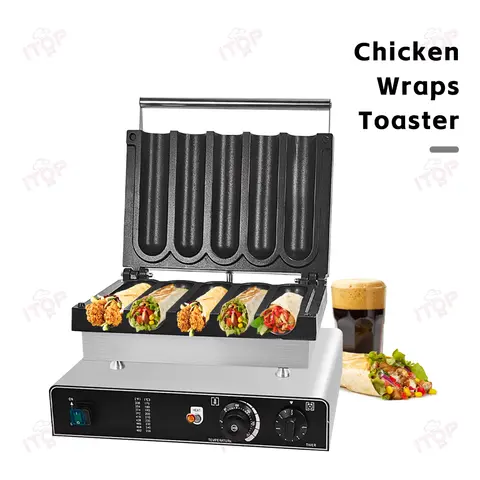 ITOP CWT-5R Kycklingwraps Brödrost Burrito Baker Elektrisk Kommersiell 3000W Kebab Wraps Brödrostmaskin 8 best sales inslagningsmaskin - №3
