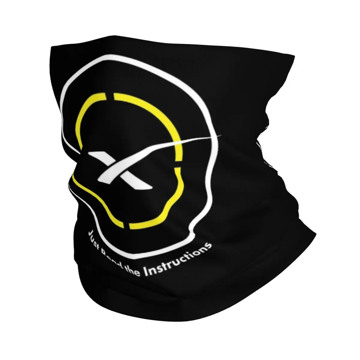 Just Read The Instructions Space X Landing Pad Bandana Neck Gaiter Face Scarf Multi-use Balaclava Riding For Men Adult Washable