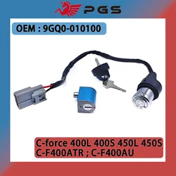 Original 9GQ0-010100 Switch Lock Assy Ignition Key Fit For CF CForce 400ATR 400AU-B L 500AU-7S 7L 500ATR 450S 450L 520L 520S