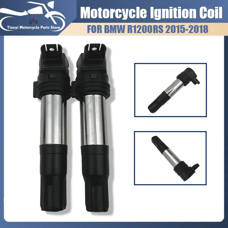 2PCS Ignition Coil For BMW R1200 R1200RS R1200GS R1200RT 2015-2018 K53 K54 Motorcycle Ignition Stick Replacement 8526677-02