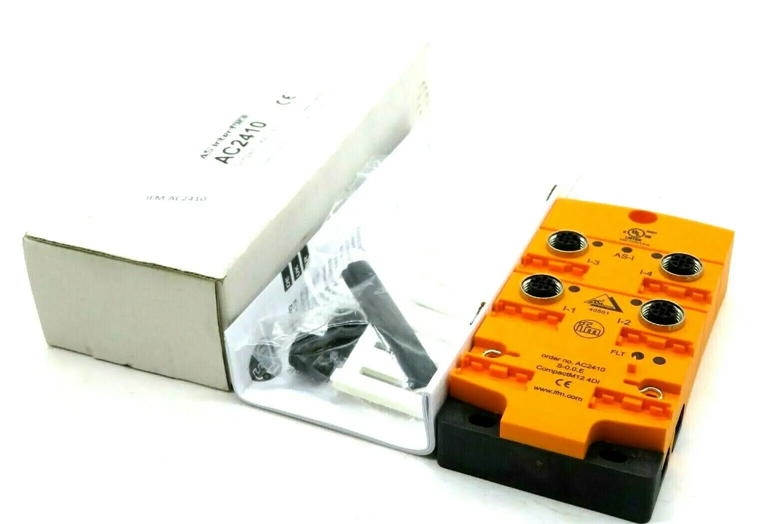 AS-Interface CompactLine module AC2410 CompactModule 4DI M12