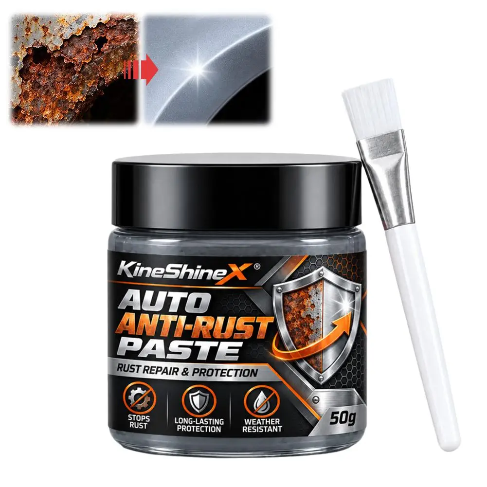 Car Rust Restoration Paste for Chrome Parts of Auto Rust And Fading on Car Wheels Designed for Renewing Oxidized Scratch Repair