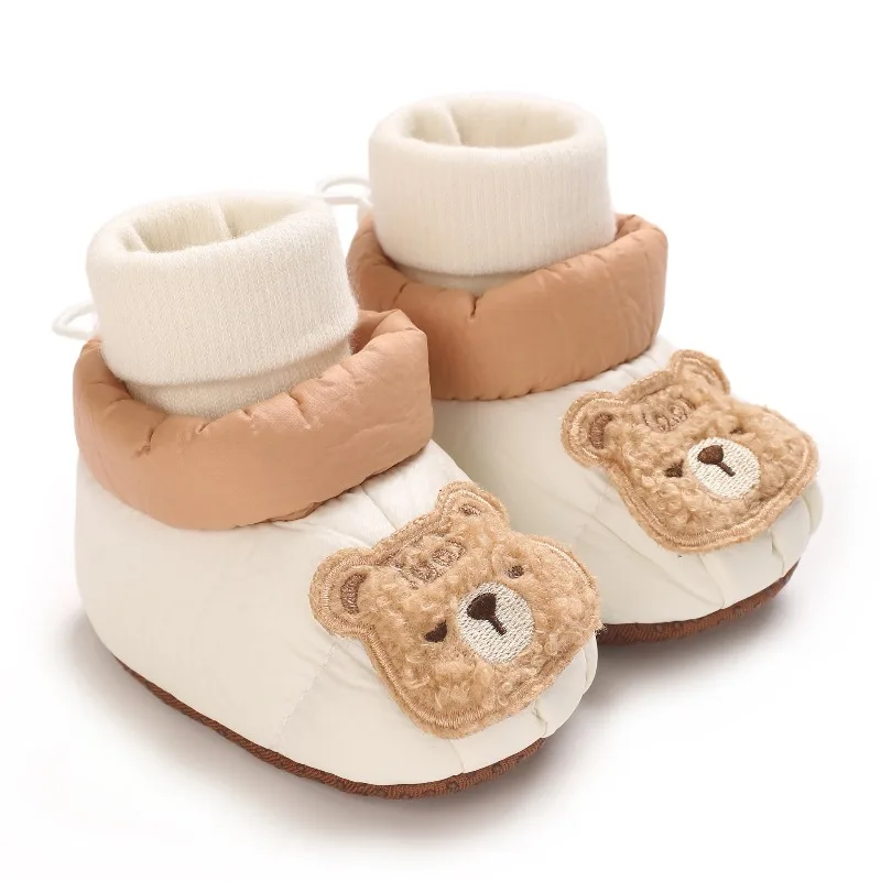 Autunno Inverno Neonato 0-1 anni Ragazzi Ragazze Scarpe Calzini Scarpe di cotone antiscivolo