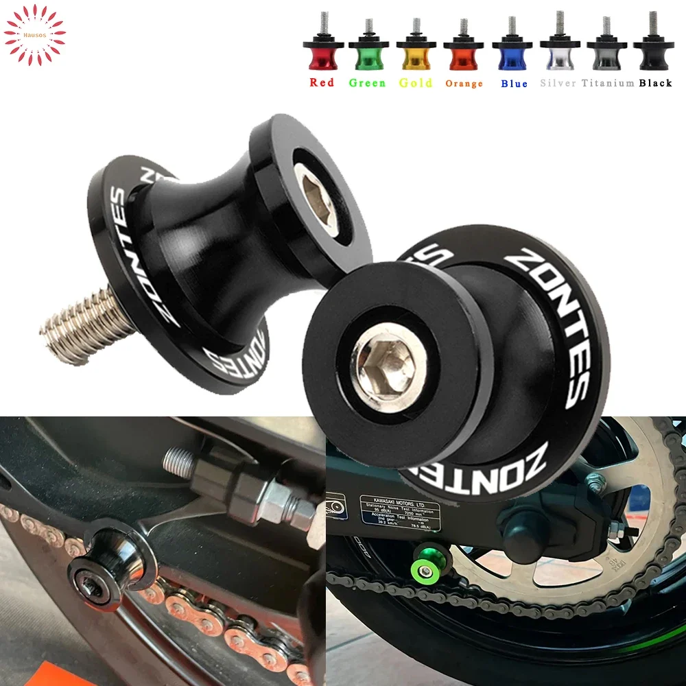 

Для Zontes ZT310X 310T 310V ZT310R 310R G1 125 ZT125 ZT125U Аксессуары для ЧПУ Катушки маятника Ползунки Подставка Винты M8 1 пара