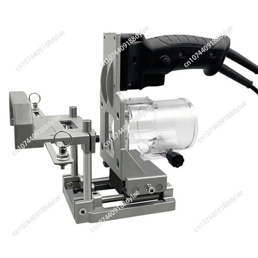 Mortising Jig 2 in 1 Slotting Invisible Fasteners Punch Locator Milling Cutter Positioning Frame for Trimming Machine